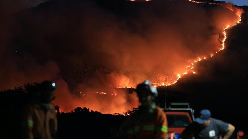 L’Afrique du Sud lutte contre d’importants feux de forêt